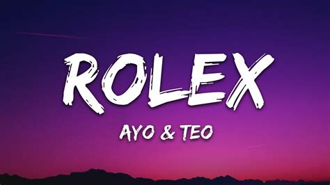 ayo Rolex lyrics